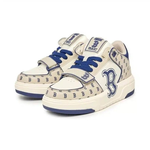 Giày MLB Chunky Liner Mid Classic Monogram Boston Red Sox ‘L.Beige’ 3ASXLM13N-43BGL