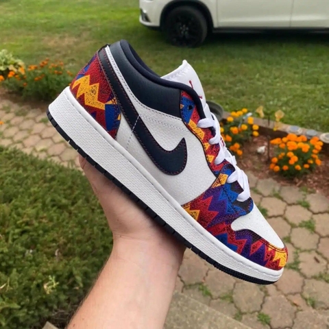Giày Air Jordan 1 Low SE ‘Nothing But Net’ (GS) CZ8657-100