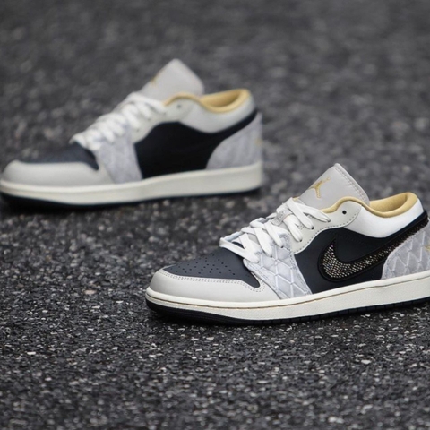 Giày Air Jordan 1 Low ‘Beaded Swoosh’ DV1762-001