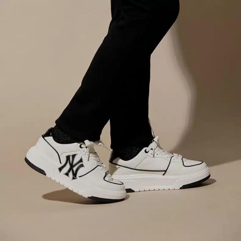 Giày MLB Chunky Liner New York Yankees ‘Off White’ 3ASXCA12N-50WHS