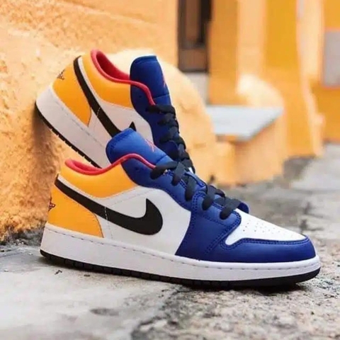 Giày Air Jordan 1 Low ‘Royal Yellow’ (GS) 553560-123