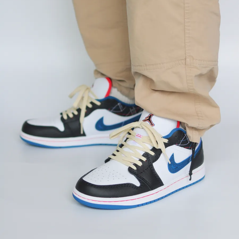 Giày Air Jordan 1 Low ‘Blue Sashiko’