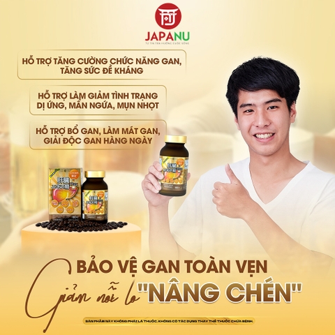 Viên Uống Bổ Gan Nano Liver Hydrolysate Plus 180 Viên Nhật Bản