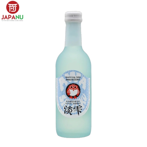 Rượu Sake Sparkling Kiuchi Awashizuku 300ml Nhật Bản