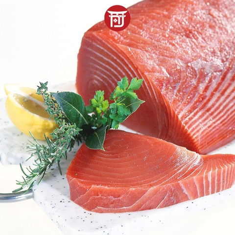 Cá ngừ vây vàng xông CO cắt khúc