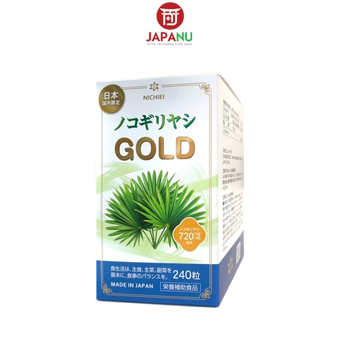 Viên Uống Cọ Lùn Saw Palmetto Gold 240 Viên Nhật Bản - Hỗ Trợ Tuyến Tiền Liệt