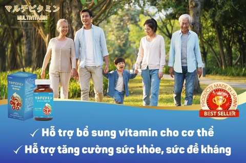 Vitamin tổng hợp tăng đề kháng MULTIVITAMIN Fujina 30 Viên