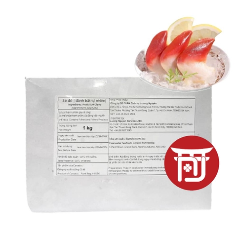 Sò đỏ Hokkigai (chuẩn Sashimi)