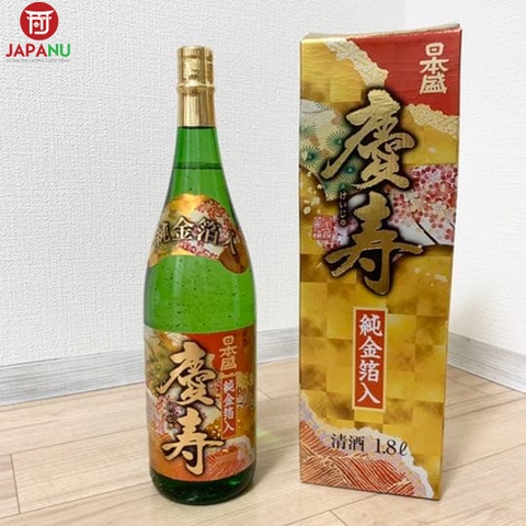 Rượu Sake Vảy Vàng Keiju Junkinpakuiri Futsushu 1800ml