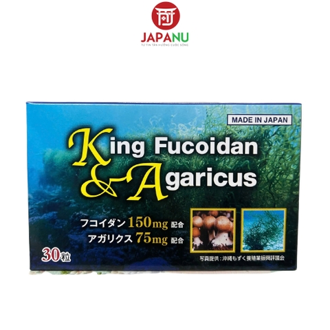 Viên Uống King Fucoidan & Agaricus Nhật Bản Hỗ Trợ Ngừa Ung Thư