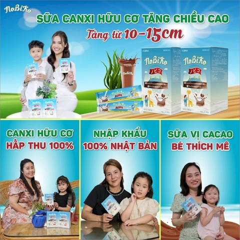 Sữa tăng chiều cao trẻ em NOBIKO Fujina Nhật Bản