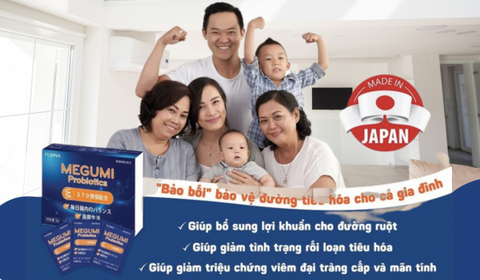 Men vi sinh giúp lợi khuẩn MEGUMI Fujina 15 Gói - Nhật Bản