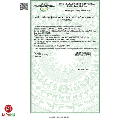 Nattokinase Nano Premium 60000FU/G