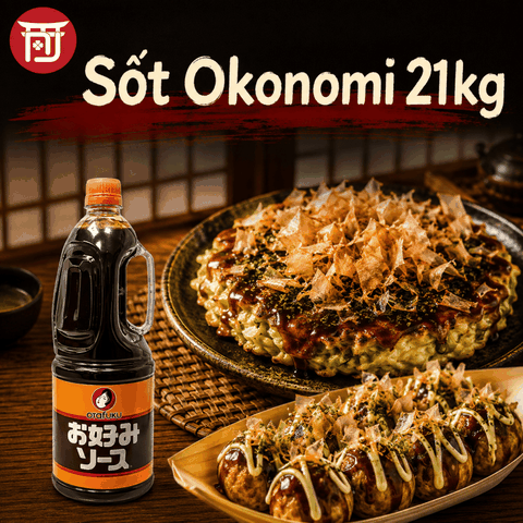 Sốt Bánh Takoyaki Và Bánh Xèo Okonomi 2,1kg Nhật Bản