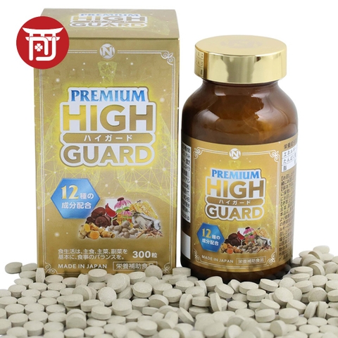 Viên Uống Bổ Phổi PREMIUM HIGH GUARD 300 Viên - Nhật Bản