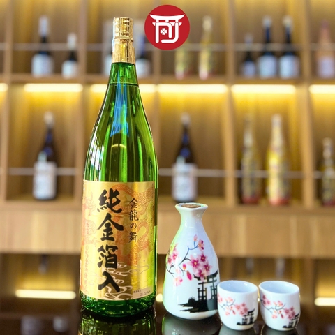 Rượu Sake Vảy Vàng Kinryu No Mai Junkinpakuiri Nhật Bản 1L8