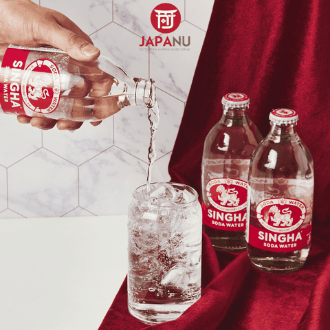 Nước Soda Singha Thái Lan Chai 325ml - Thùng 24 chai