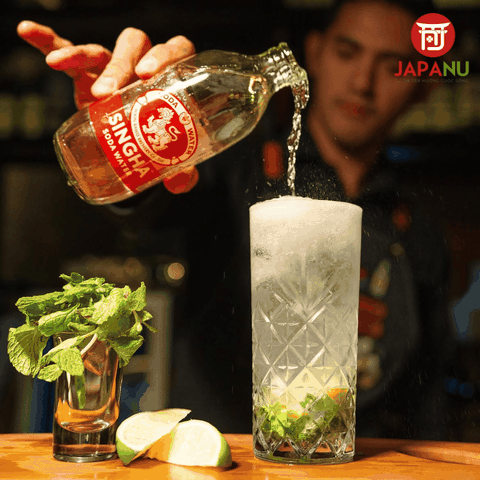 Nước Soda Singha Thái Lan Chai 325ml - Thùng 24 chai
