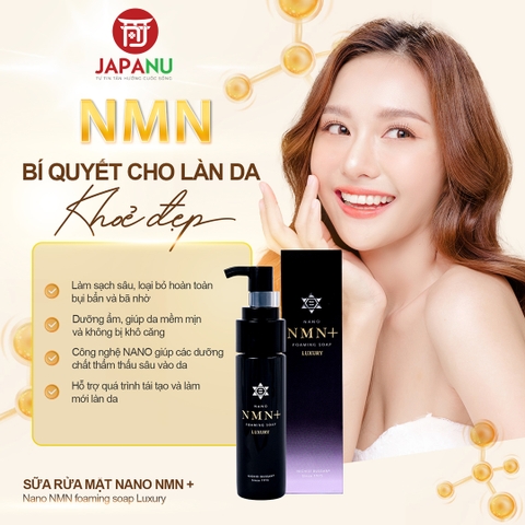 Sữa Rửa Mặt Nano NMN+ 150ml Nhật Bản
