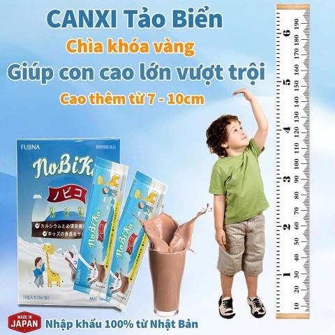 Sữa tăng chiều cao trẻ em NOBIKO Fujina Nhật Bản