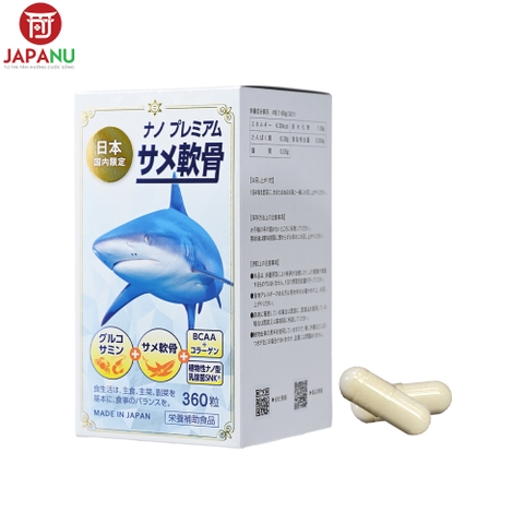 Viên Uống Sụn Cá Mập Nano Premium 360 Viên Nhật Bản
