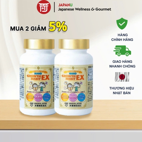 Viên uống tăng chiều cao và trí não Nano Growth Habit EX 120 Viên