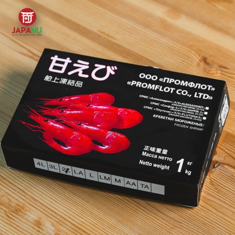 Tôm ngọt Amaebi Nhật Bản - Hộp 1Kg