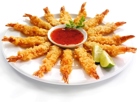 Tôm Tẩm Bột Xù (10 con)