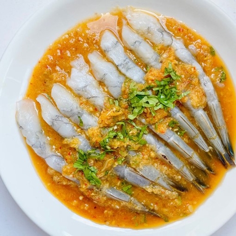 Tôm thẻ Nobashi 400g - Khay 20 con (chuẩn Sashimi)