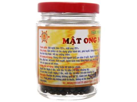 Mật Ong Viên Nghệ Đen Xuân Nguyên 100g