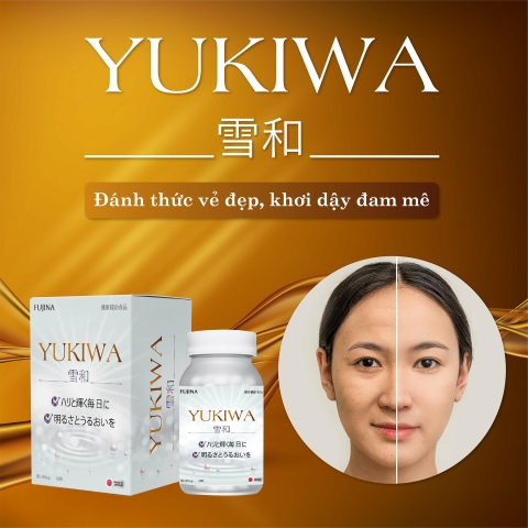 Viên uống trắng da YAKIWA Fujina 60 Viên - Nhật Bản