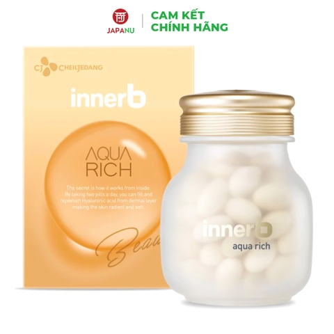 Viên uống cấp nước và Collagen Innerb Aqua Rich 70 Viên