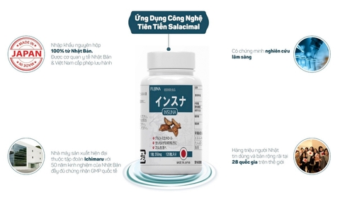 Hỗ Trợ Điều Trị Tiểu Đường INSUNA Fujina 120 Viên - Nhật Bản