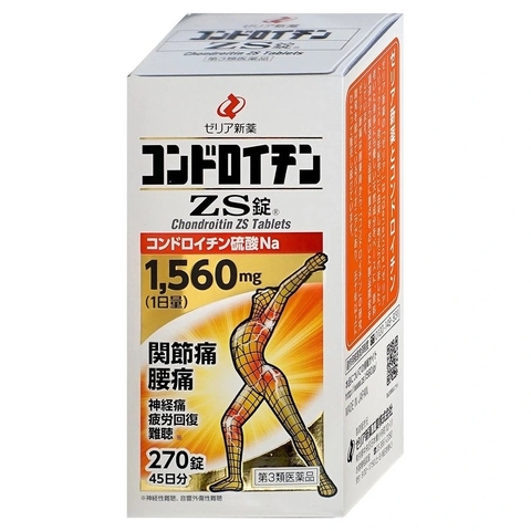 Viên Uống Bổ Xương Khớp ZS Chondroitin 1560mg 270 Viên - Nội địa Nhật