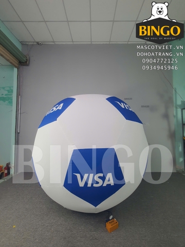 Mô Hình Hơi Quả Bóng Visa 2m 1 Lớp