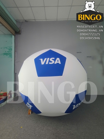 Mô Hình Hơi Quả Bóng Visa 2m 1 Lớp