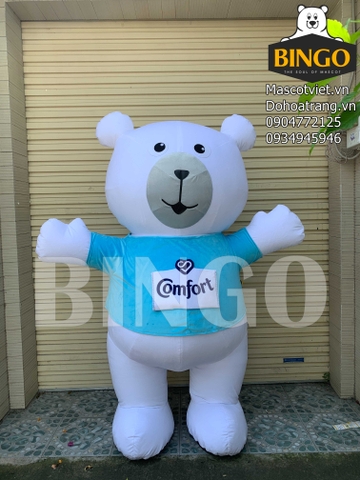 Mascot hơi gấu teddy Comfort