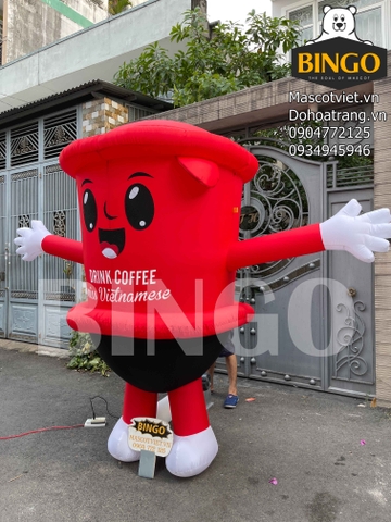 Mô hình bơm hơi ly cafe Simexco