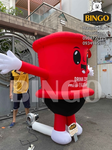 Mô hình bơm hơi ly cafe Simexco