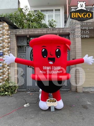 Mô hình bơm hơi ly cafe Simexco