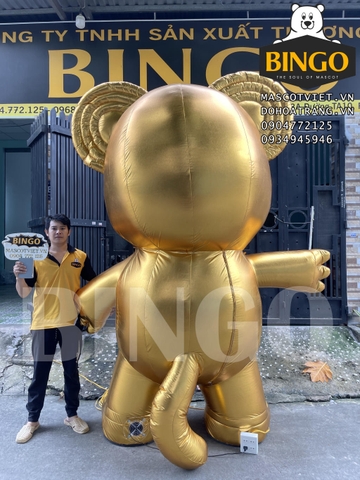 Mô hình hơi gấu vàng 2m5