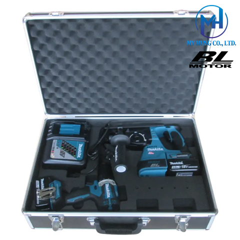 Bộ sản phẩm dùng pin 18v Makita DLX2425TX1(DDF484＋DHR242)