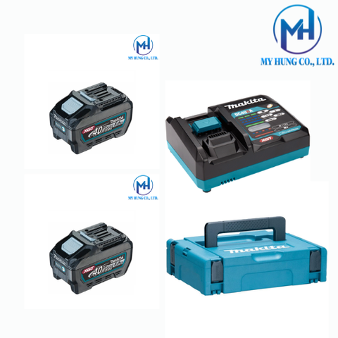 BỘ PIN SẠC MAKITA (BL4050F*2+DC40RA*1+TYPE2 CPC) 191V35-5