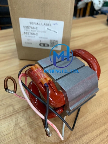 Stator dùng cho máy mài góc 125mm GA5010 mã 525768-2 chính hãng Makita.