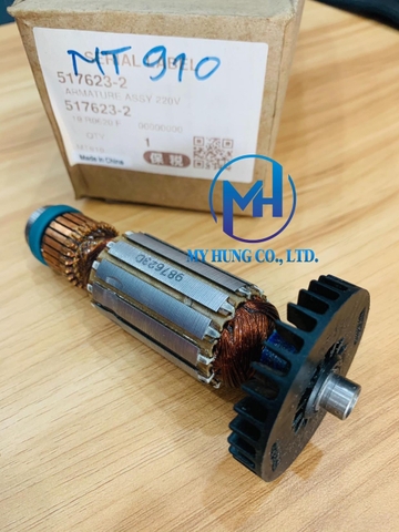 Rotor dùng cho máy mài khuôn 6mm MT910 mã 517623-2 chính hãng Makita.