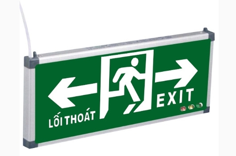 Đèn Exit 2 hướng - Song ngữ AED