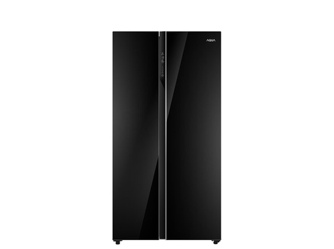 Tủ lạnh Aqua Side by side 628L Inverter Đen AQR-IG696FS(GB)