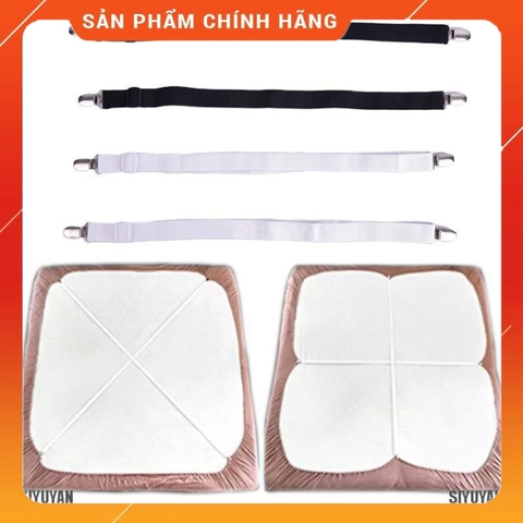 Bộ 2 kẹp cố định ga trải giường co giãn loại dài tiện dụng
