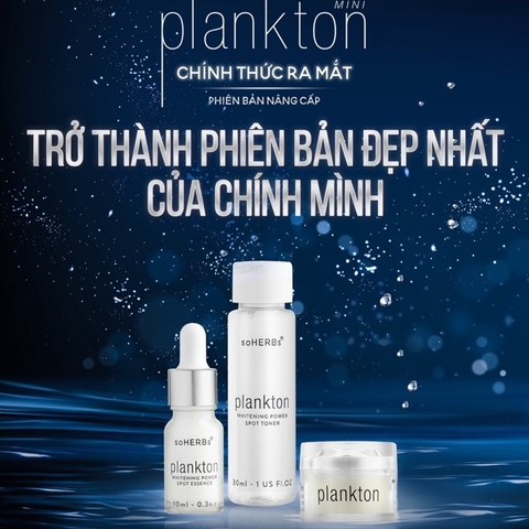 Combo Plankton Mini Soherbs Dưỡng Da Cấp Ẩm Giảm Nám