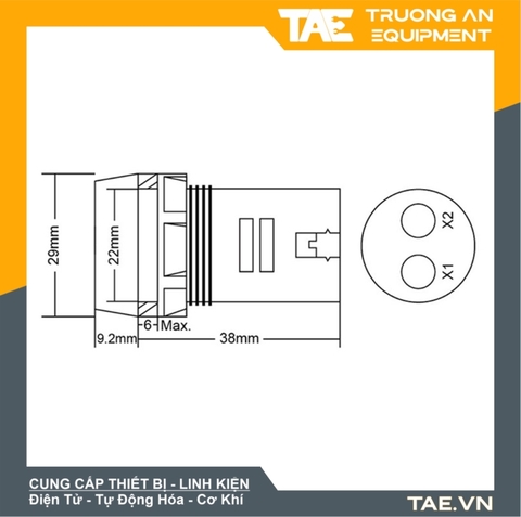 Đồng Hồ Đo Điện Áp  AC 12~500VAC